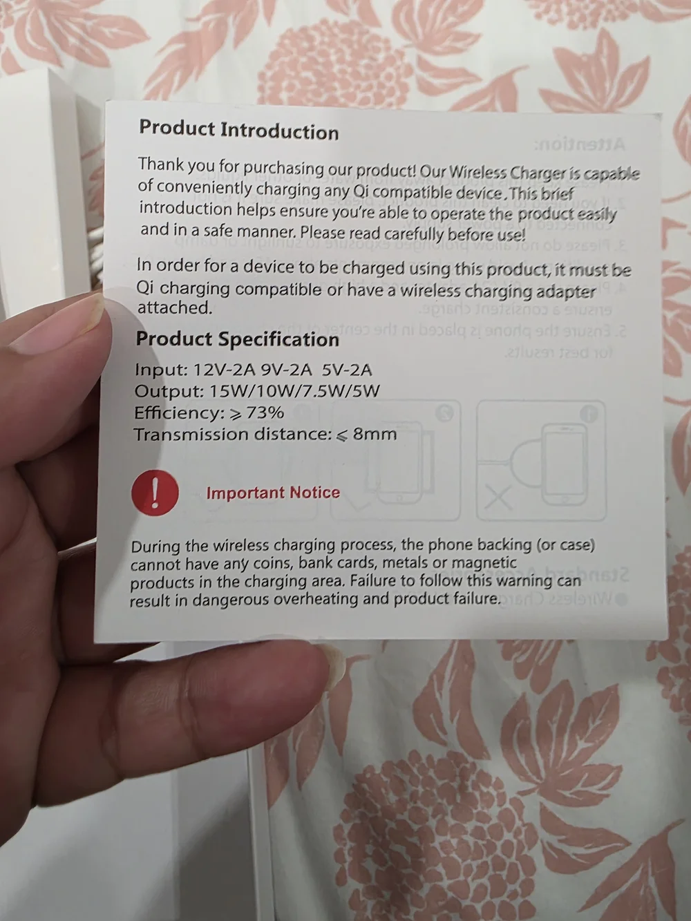 TPG Branded White Wireless Charger